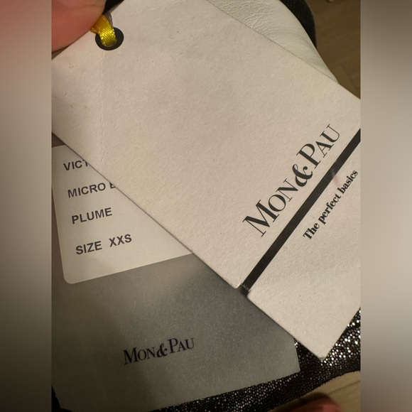 Nwt Mon&Pau Womens Leather Straight Leg Pants Silver Limited Edition XXS - Picture 7 of 7